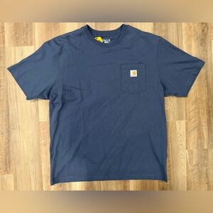 Carhartt Men's Deep Blue Short Sleeve Tee